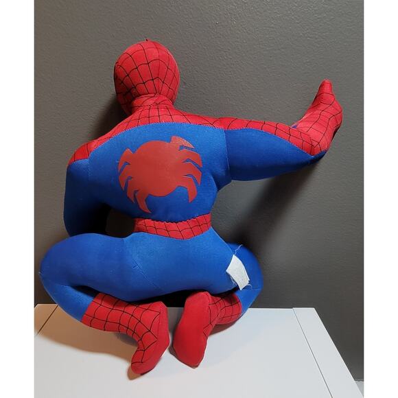 Kellytoy Marvel Spider Man 12" Plush Stuffed Action Figure Toy Red Blue - Picture 2 of 3